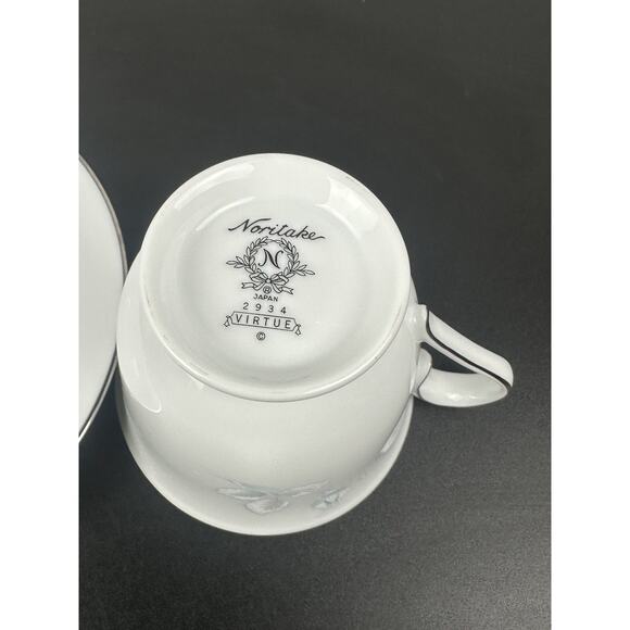 Noritake Virtue Cup and Saucer Set 2934 Blue Rose - Picture 5 of 5